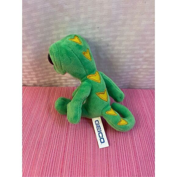 Geico  Insurance Gekco 6” Plush Promo Doll Lizard Stuffed animal - Picture 2 of 3